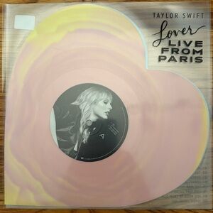 2025 Taylor Swift Heart-Shaped Lover Live From Paris Vinyl
